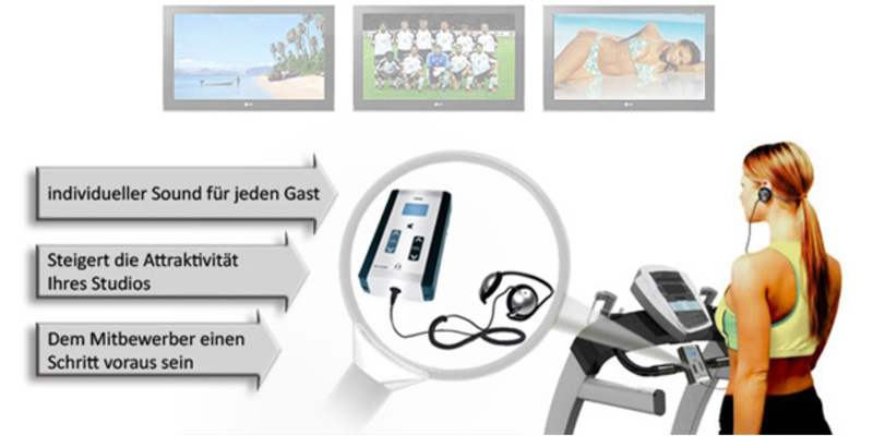 Funk Cardio Sound System - mehr Unterhaltung für Ihr Studio