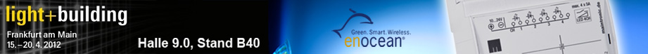 Besuchen Sie uns auf der light & building in Frankfurt vom 15.-20.04.2012 Halle 9.0, Stand B40 - maintronic
