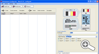 Taste 1 - Event type Binary - Eventplayer100