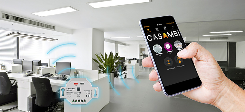 CASAMBI Dimmer - Intelligente Universal-Dimmer für DMX
