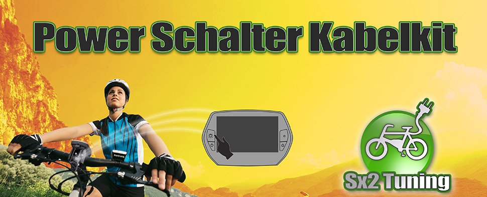 Power Schalter Kabelkit fürSx2 Tuning Dongle für Bosch und Yamaha e-bikes